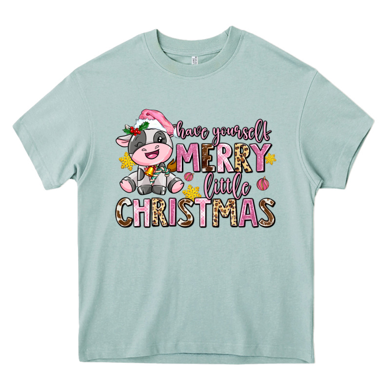 Have Yourself Merry Little Christmas Heavy Core Tee by AdoDesignShop | Teevron