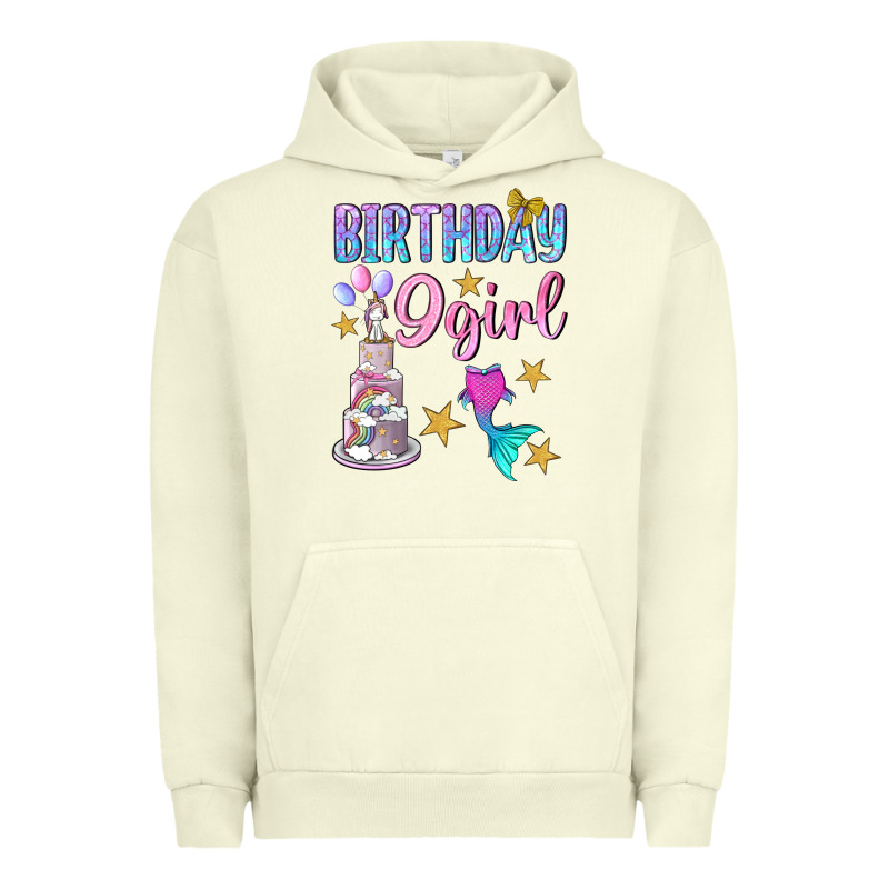 Birthday Girl 9 Urban Hoodie by BundleAndBundleShop | Teevron