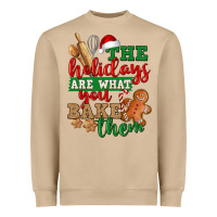 Mushroom The holidays are what you bake them Heavyweight Sweatshirt - NancyCooperArtShop