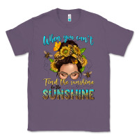 Lavender when you cant find the sunshine be the sunshine me Classic Tee - NancyCooperArtShop