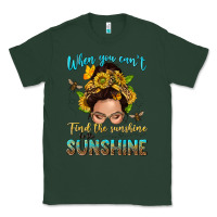 Sports Green when you cant find the sunshine be the sunshine me Classic Tee - NancyCooperArtShop