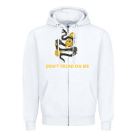 White Don't Tread On Me Zipper Hoodie - Bettercallsaul