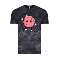 Cloud Black brain Vintage Tee - MaliasSmallBusiness