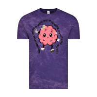 Cloud Purple brain Vintage Tee - MaliasSmallBusiness