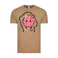 Vintage Coffee brain Vintage Tee - MaliasSmallBusiness