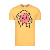 Vintage Mustard brain Vintage Tee - MaliasSmallBusiness