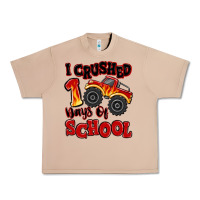 Burro i crushed 100 days of school monster truck Urban Heavy Tee - MaliasSmallBusiness