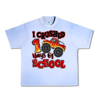 Grape Ice i crushed 100 days of school monster truck Urban Heavy Tee - MaliasSmallBusiness