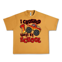 Peanut Butter i crushed 100 days of school monster truck Urban Heavy Tee - MaliasSmallBusiness