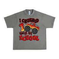 Tornado i crushed 100 days of school monster truck Urban Heavy Tee - MaliasSmallBusiness