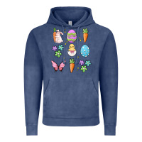 Vintage Denim easter elementary Vintage Hoodie - MaliasSmallBusiness