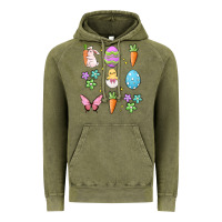 Vintage Olive easter elementary Vintage Hoodie - MaliasSmallBusiness
