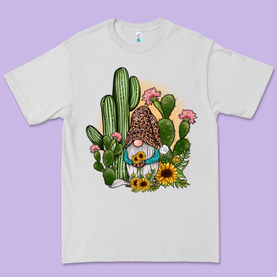 Cactus Gnomes Premium Tee Designed By Jahusdesignshop