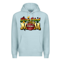 Blue Mist black mom Premium Hoodie - CowGirlArtShop