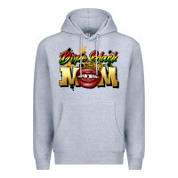 Heather Grey black mom Premium Hoodie - CowGirlArtShop