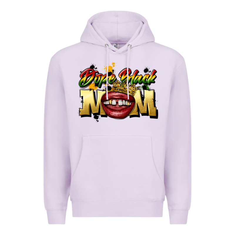 Black Mom Premium Hoodie by CowGirlArtShop | Teevron
