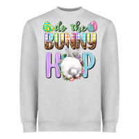 Heather Grey Do the bunny hop Heavyweight Sweatshirt - NancyCooperArtShop
