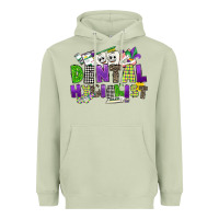 Matcha dental hygienest mardi gras Heavyweight Hoodie - CowGirlArtShop