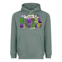 Sage dental hygienest mardi gras Heavyweight Hoodie - CowGirlArtShop