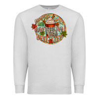 Dove Grey pumpkin spice and livin my best life Premium Sweatshirt - CowGirlArtShop
