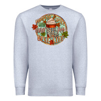Heather Grey pumpkin spice and livin my best life Premium Sweatshirt - CowGirlArtShop