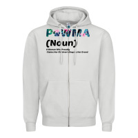 Dove Grey Dog Love: Grandma aka Pawma Zipper Hoodie - Bettercallsaul