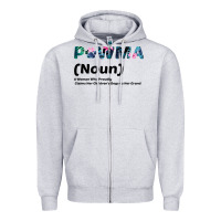 Heather Grey Dog Love: Grandma aka Pawma Zipper Hoodie - Bettercallsaul
