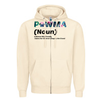Sandshell Dog Love: Grandma aka Pawma Zipper Hoodie - Bettercallsaul