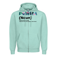Seafoam Dog Love: Grandma aka Pawma Zipper Hoodie - Bettercallsaul