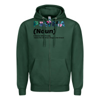 Sports Green Dog Love: Grandma aka Pawma Zipper Hoodie - Bettercallsaul