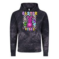 Cloud Black easter vibes peep faux sequin Vintage Hoodie - MaliasSmallBusiness
