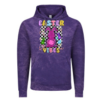 Cloud Purple easter vibes peep faux sequin Vintage Hoodie - MaliasSmallBusiness