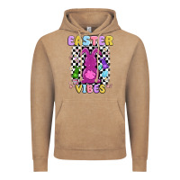 Vintage Coffee easter vibes peep faux sequin Vintage Hoodie - MaliasSmallBusiness