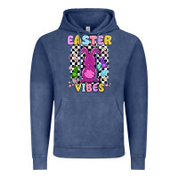Vintage Denim easter vibes peep faux sequin Vintage Hoodie - MaliasSmallBusiness