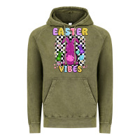 Vintage Olive easter vibes peep faux sequin Vintage Hoodie - MaliasSmallBusiness