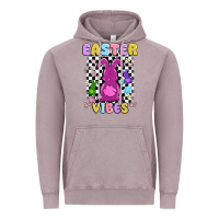 Vintage Zinc easter vibes peep faux sequin Vintage Hoodie - MaliasSmallBusiness