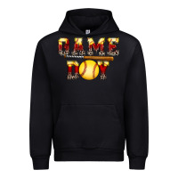 Black game day softball Urban Hoodie - FaDigitalArtStudio