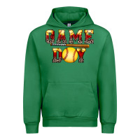 Emerald game day softball Urban Hoodie - FaDigitalArtStudio
