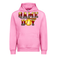 Fuchsia Pink game day softball Urban Hoodie - FaDigitalArtStudio