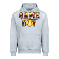 Heather Grey game day softball Urban Hoodie - FaDigitalArtStudio