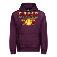 Mauve Wine game day softball Urban Hoodie - FaDigitalArtStudio