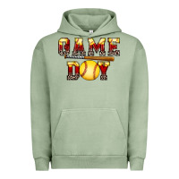 Pigment Oil Green game day softball Urban Hoodie - FaDigitalArtStudio