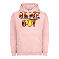 Pigment Salmon game day softball Urban Hoodie - FaDigitalArtStudio