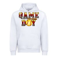 White game day softball Urban Hoodie - FaDigitalArtStudio