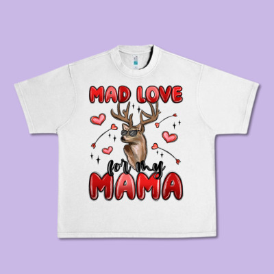 Mad Love For My Mama Urban Heavy Tee Designed By Maliassmallbusiness