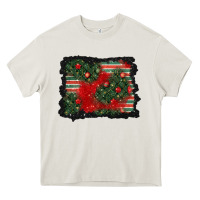 Christmas Ornament Background Heavy Core Tee | Teevron