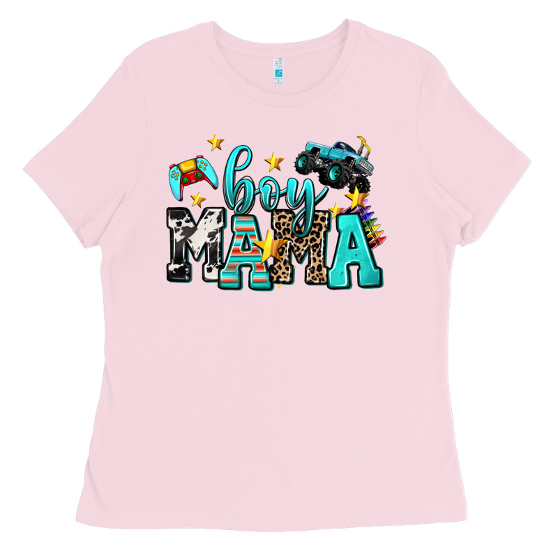 Boy Mama Ladies Tee by AdoDesignShop | Teevron