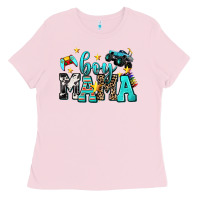 Bubblegum Pink boy mama Ladies Tee - AdoDesignShop