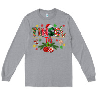 Heather Grey tinsel tits Long Sleeve Tee - MaliasSmallBusiness