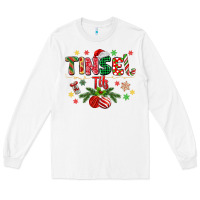 White tinsel tits Long Sleeve Tee - MaliasSmallBusiness